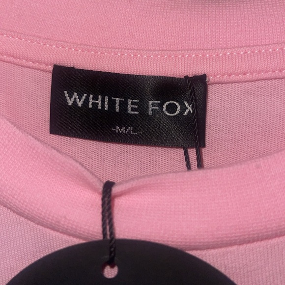NWT WHITE FOX “You're Always On My Mind” Oversized Tee - Picture 3 of 4